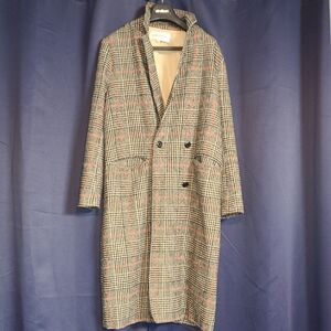 Cupcakes & Cashmere Black and Gray Trench Coat